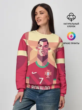 Женский свитшот / Криштиану Роналду
