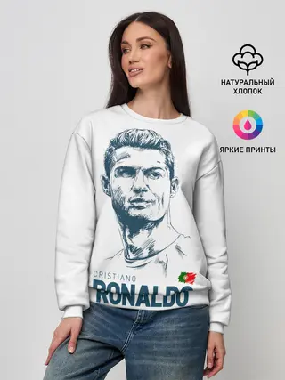 Женский свитшот / Криштиану Роналду