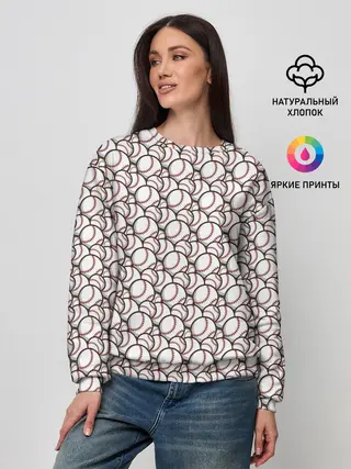 Женский свитшот / Бейсбольные Мячи