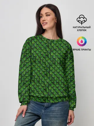 Женский свитшот / Reptile Scales