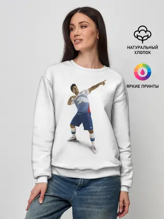 Женский свитшот / Смешной Серхио Агуэро