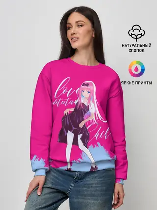 Женский свитшот / Love detective Chika