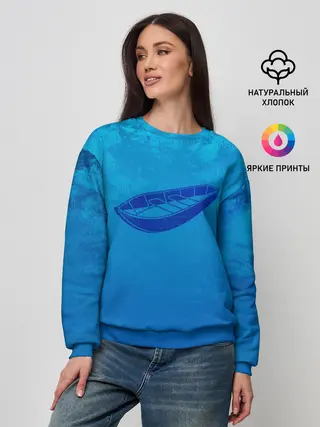 Женский свитшот / Одинокая Лодка
