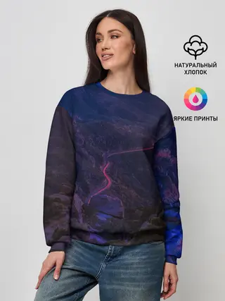 Женский свитшот / НЕОНОВАЯ ДОРОГА