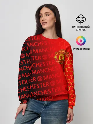 Женский свитшот / МАНЧЕСТЕР / MANCHESTER UNITED