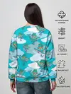 Женский свитшот / Киты и корабль