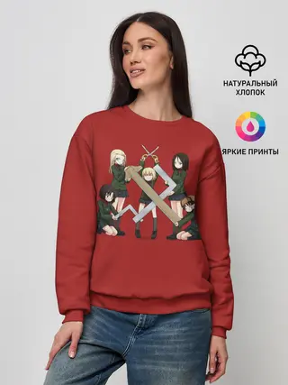 Женский свитшот / Girls und Panzer Правда