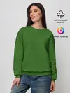 Женский свитшот / Белый Конь на спине