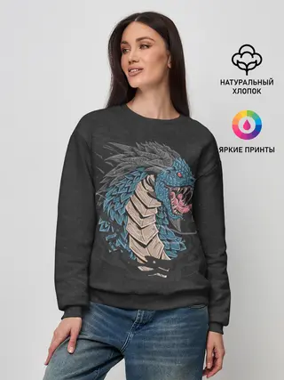 Женский свитшот / Дракон