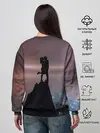 Женский свитшот / Влюбленные на фоне города
