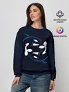 Женский свитшот / Косатки