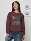 Женский свитшот / КартиНа с Тигром