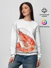 Женский свитшот / креветка