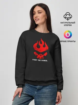 Женский свитшот / Fight the power