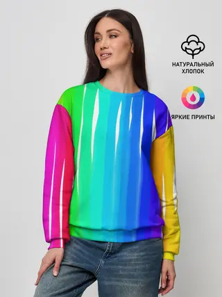 Женский свитшот / Перелив цвета