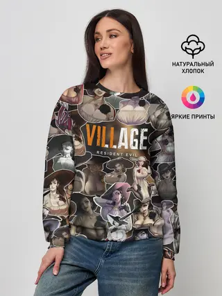 Женский свитшот / Dimitrescu stikers style 2