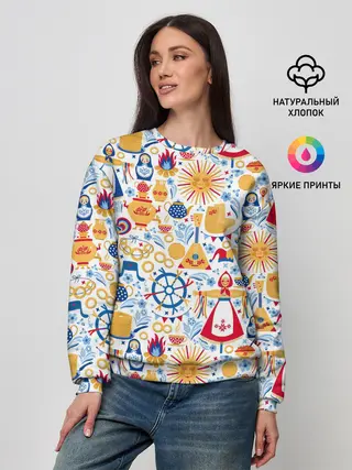 Женский свитшот / Славянская символика