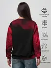 Женский свитшот / Черные быки демонические глаза