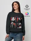 Женский свитшот / BLACKPINK | Red and black