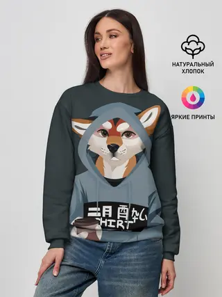 Женский свитшот / Furry fox