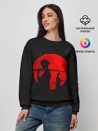 Женский свитшот / Samurai Sunset