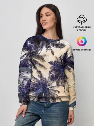 Женский свитшот / Тропики