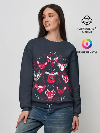 Женский свитшот / Animal Crossing | Deer