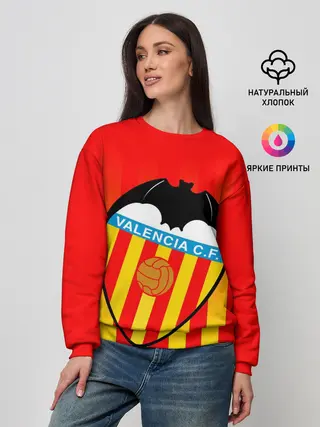 Женский свитшот / FC VALENCIA / ФК ВАЛЕНСИЯ