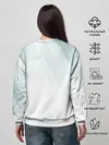 Женский свитшот / Аста и Юно малыши Чёрный клевер