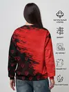 Женский свитшот / Чёрный клевер голова Аста