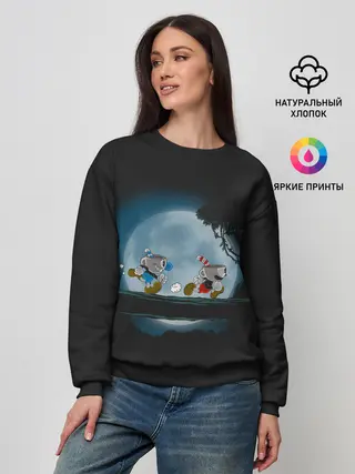 Женский свитшот / Ночная прогулка