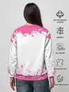 Женский свитшот / Девушки и танки | Pink