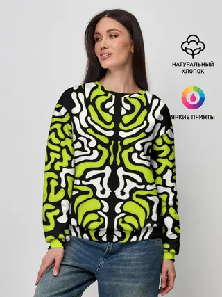 Женский свитшот / УФО УЗОР