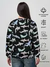 Женский свитшот / Акулы разные