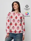 Женский свитшот / Клубничное настроение