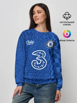 Женский свитшот / Маунт Челси форма 2021/2022