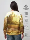 Женский свитшот / Чёрный клевер город
