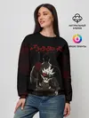 Женский свитшот / Ями Сукэхиро черный Аста катана