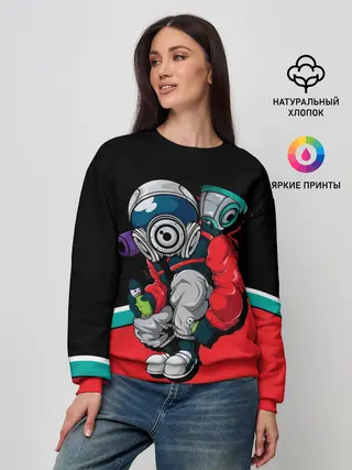 Женский свитшот / Граффити