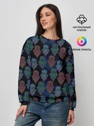 Женский свитшот / Рука Бога
