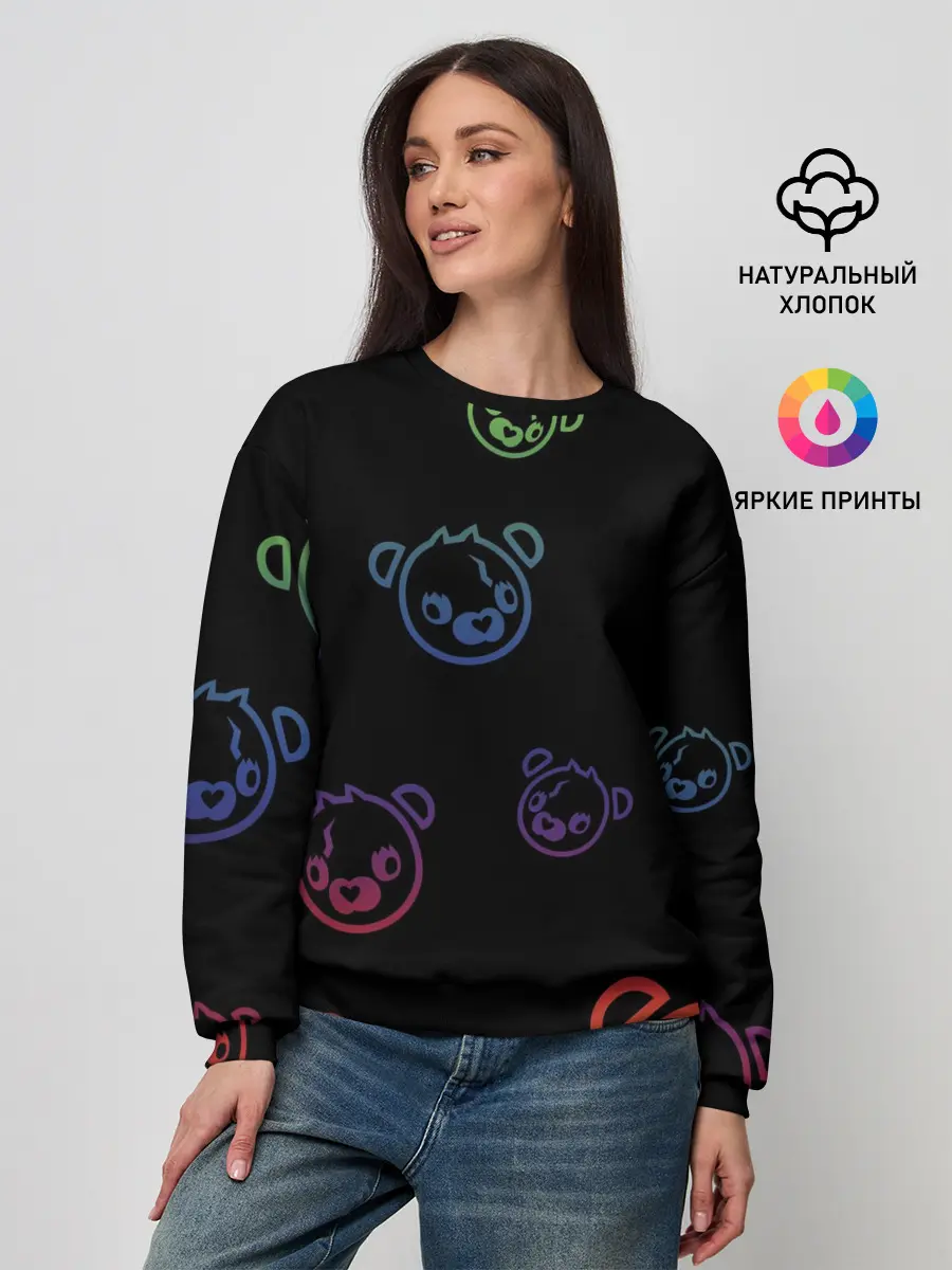 Женский свитшот / Colorful Bear