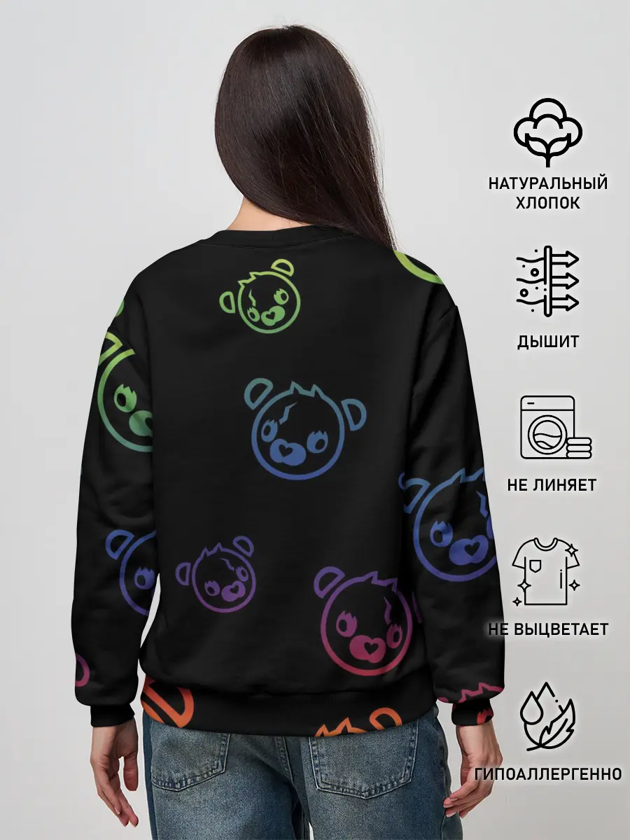 Женский свитшот / Colorful Bear