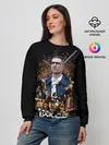 Женский свитшот / Карты, деньги, два ствола