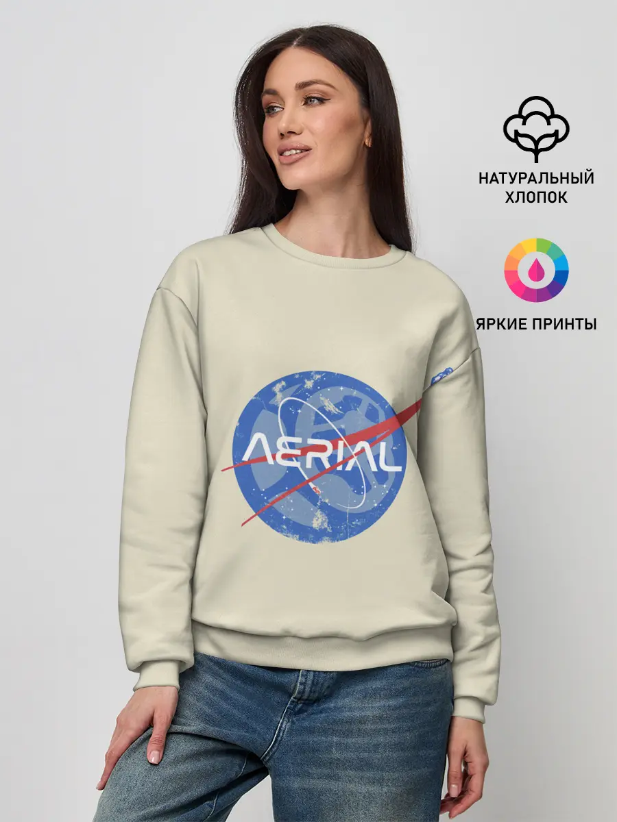 Женский свитшот / Nasa x Rocket league