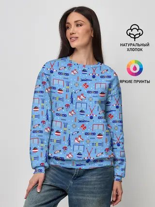 Женский свитшот / Зимние виды спорта