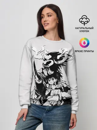Женский свитшот / Хяккимару и Дороро