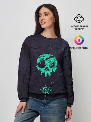 Женский свитшот / Пиратский знак