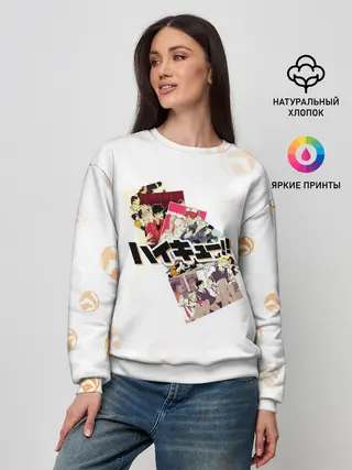 Женский свитшот / ВОЛЕЙБОЛ!! сцены с командами | Haikyuu!!