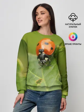 Женский свитшот / Божья коровка