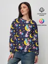 Женский свитшот / Ночные дракончики